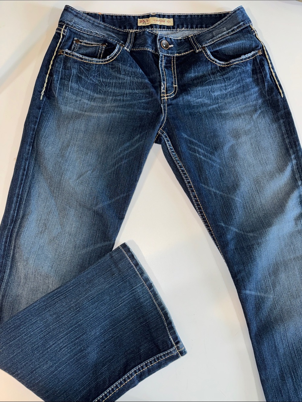 Women’s‎ BKE Culture Boot Dark Wash Blue Women's BKE Jeans size 33x35 1/2